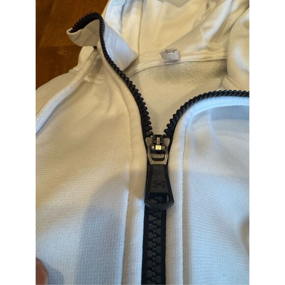 Under Armour White Sleeveless Hoodie Tank Top - Picture 4 of 7